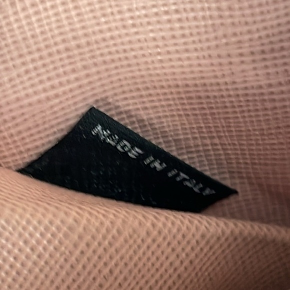 Prada Pink Saffiano Leather Bow Continental Long Wallet Detachable ID Holder - Picture 16 of 17